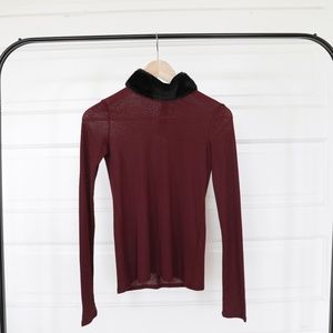 Plum Long Sleeve Zara Top
